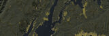 An overhead view of the New York City landmass