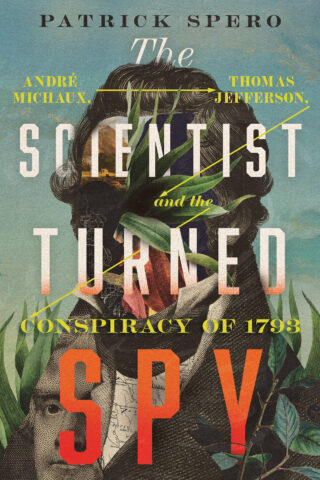 A book cover reading "The Scientist Turned Spy," in blue, orange, and white