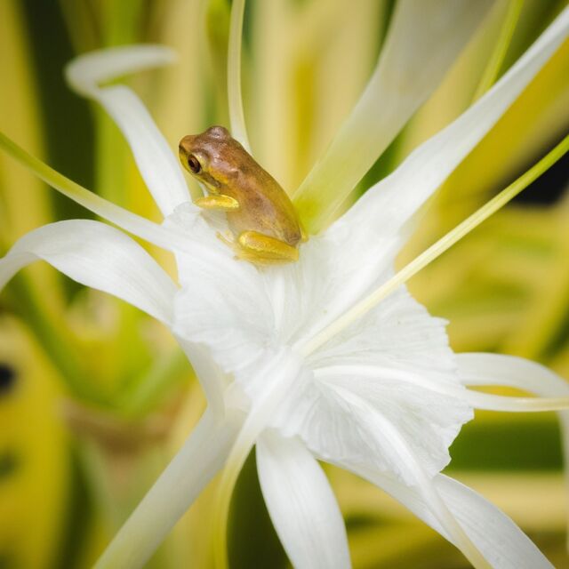 When you’re just an itty bitty frog on a big beautiful spider lily, chilling your way through the last days of summer. 🐸🌞

Are you making time for yourself to de-stress in nature? Sound off in the comments and let us know how!

#Hymenocallis caribaea ‘Variegata’ @marlonco.photography