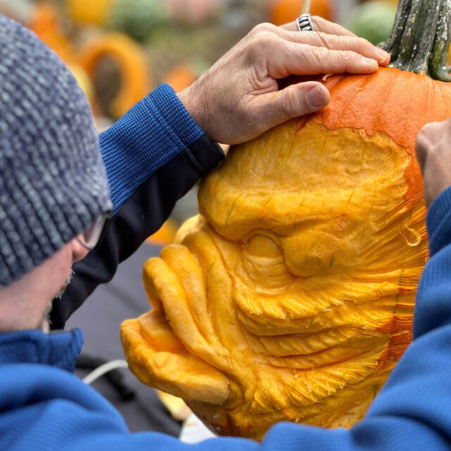 This Saturday we're going head to head to head! (Or pumpkin to pumpkin to pumpkin.) It's our Pumpkin Carving Face-Off! 🎃🥇🥈🥉

Back for its fourth year on October 12, this challenge pits three of the country's BEST carvers against each other in a battle to see which jack-o'-lantern reigns supreme—and we're thinkin' it's gonna be stiff competition. With Master of Ceremonies @AdamBierton on mic to host, come cheer on your favorite artist as Sarah Blostein (@ahead.of.the.carve), Lenny Calvin (@lennycalvincreations), and Alan Silva (@theartsylefty) break out their skills to take the podium with a pumpkin inspired by Wonderland: Curious Nature.

Did I mention YOU get to vote on the winner? 🗳️ We'll see you at the ring!

#Jackolantern #PumpkinCarving #FallOWeen #Halloween